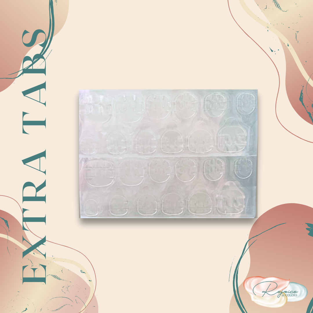 Extra Glue Tabs for nails
