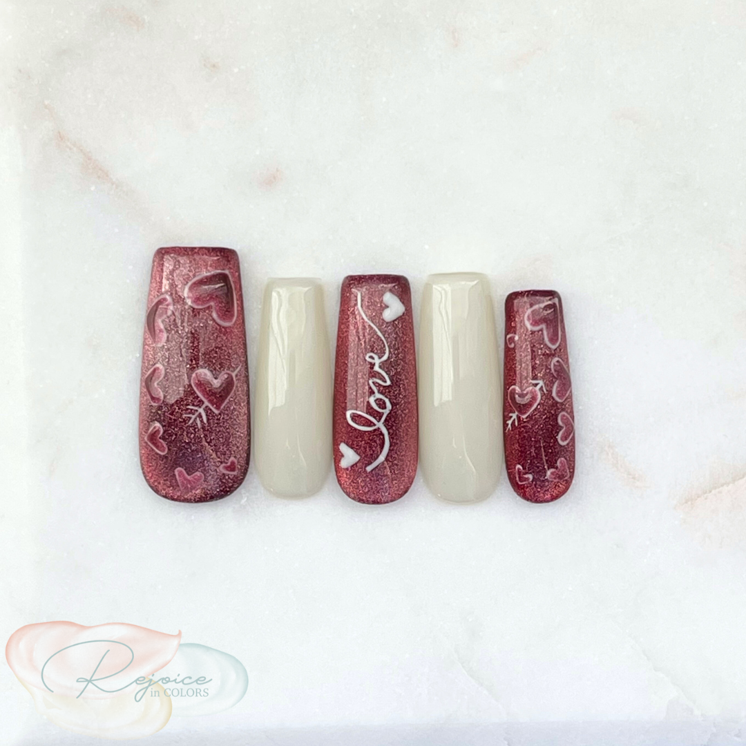 It's All Love · Red Cat Eye Hearts · Set