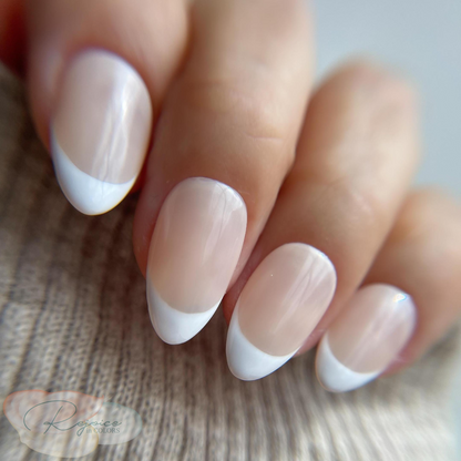 Classic French Tips Nails