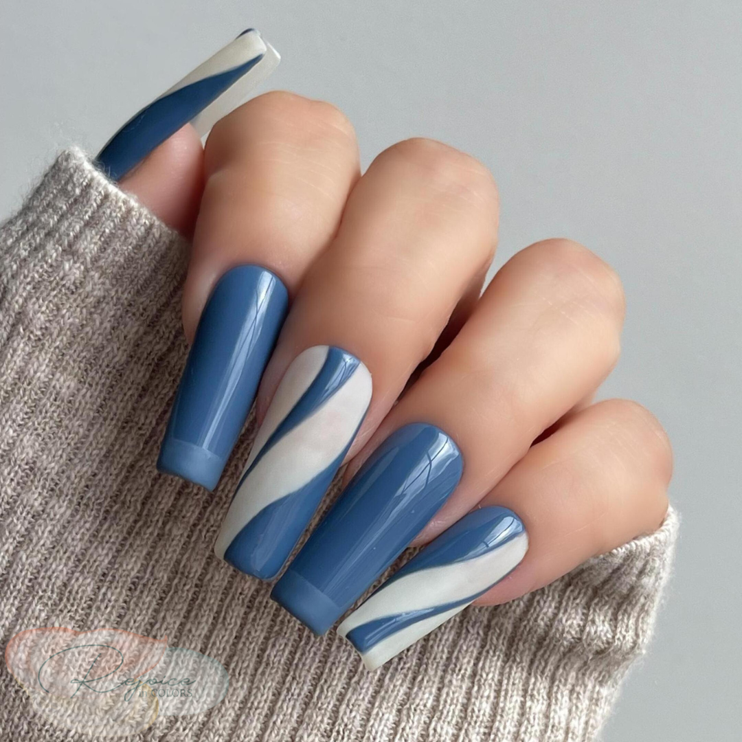 The Blues · Blue & Milky White Swirls · Set