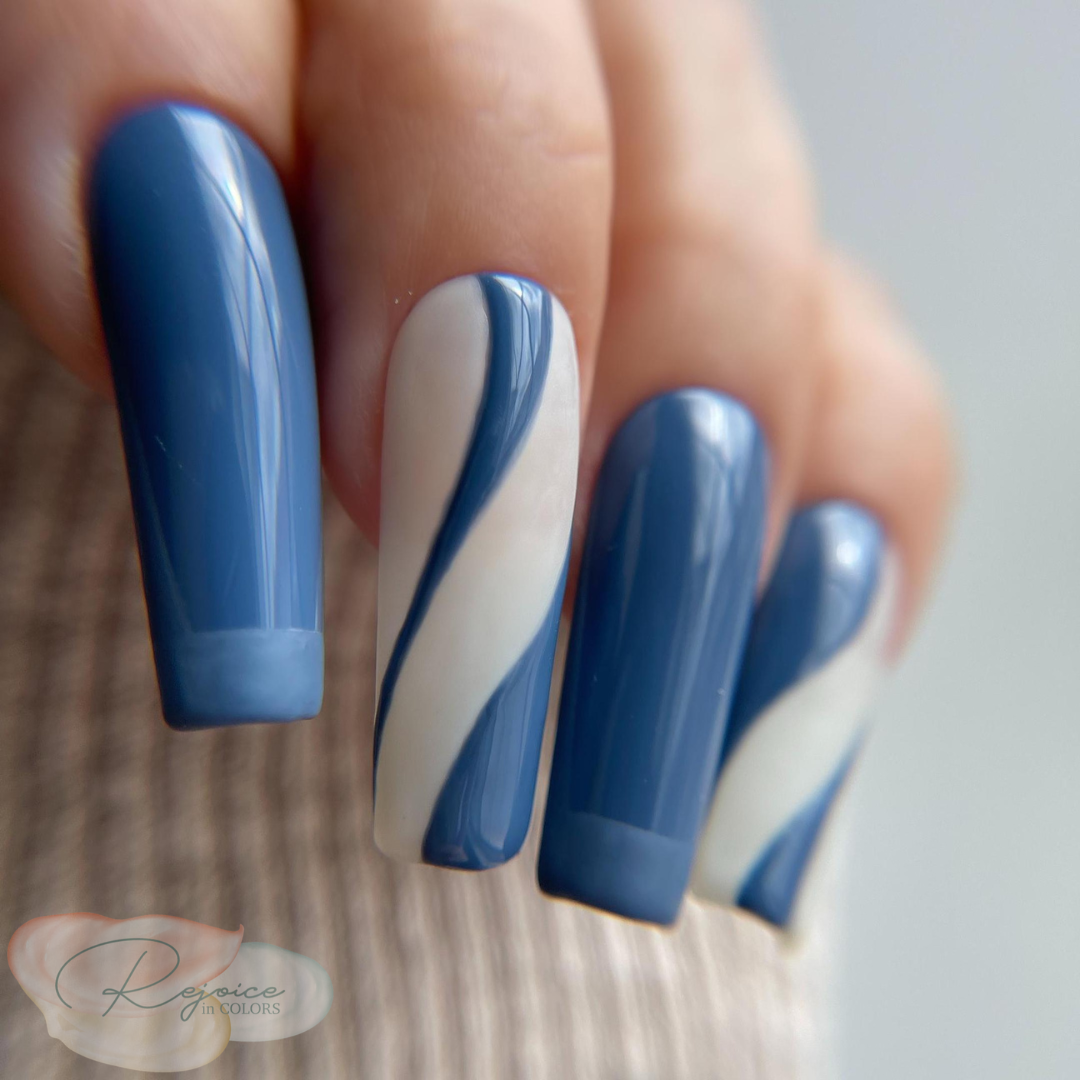 The Blues · Blue & Milky White Swirls · Set