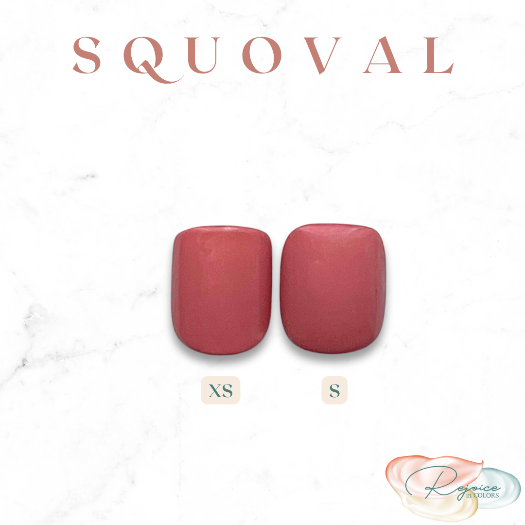 SQUOVAL Nail Lengths: XS,S