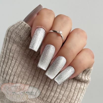 Silver Cateye Full Hand